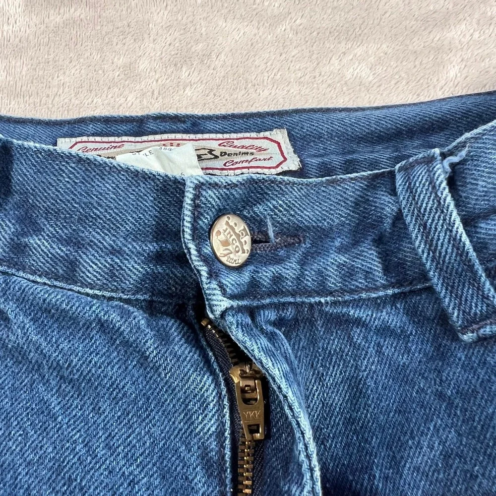 Vintage JNCO Jean Shorts Men's 33 Blue Denim Made in USA 90s Skater Baggy Style